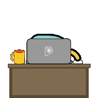 Shocked Coffee Sticker by Partipost