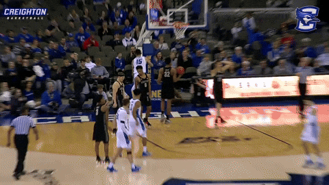 high five creighton bluejays GIF by Creighton University Athletics