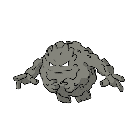 Gen 1 Rock Sticker by Pokémon