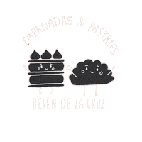 Kiwaiiart pastry empanada pastries bdlc Sticker
