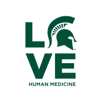 Michigan State University Love Sticker by MSU College of Human Medicine