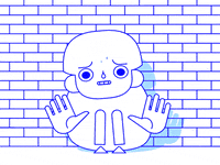 scared stop GIF by Marc Ruehl