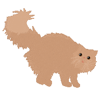 graceatwood cat goaway graceatwood thestripe Sticker