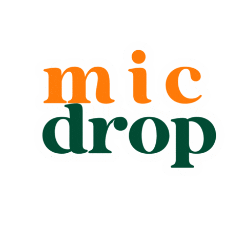 Micdrop Sticker by Studio amp