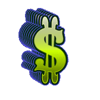 Money Cash Sticker by Kushy Dreams
