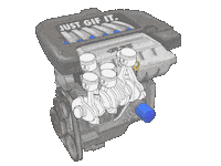 Race Motor Sticker
