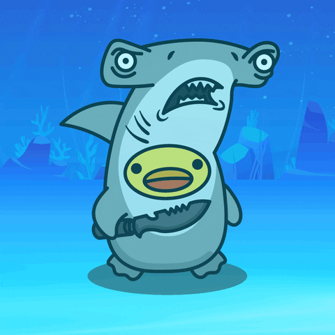 digitalducks giphyupload stabby quacks cartoon duck GIF