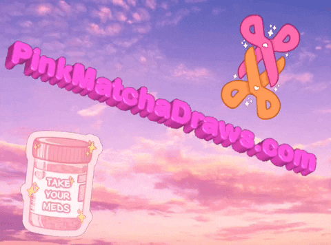 PinkMatchaDraws giphyattribution website pinkmatchadraws pinkmatchadrawscom GIF