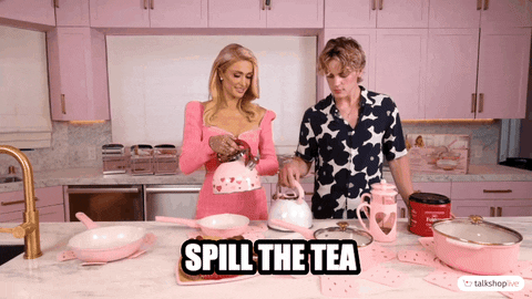 Paris Hilton Spill The Tea GIF by TalkShopLive