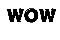 Letters Wow Sticker