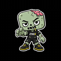 Mort Vivant Zombie Apocalypse GIF by ZTIKIX