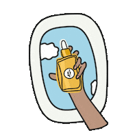 travel plane Sticker by Gisou by Negin Mirsalehi