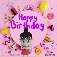 Happy Birthday GIF by Zhotcita