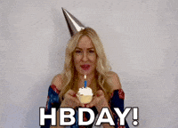 Happy Birthday Wife GIF by Vikki Downey