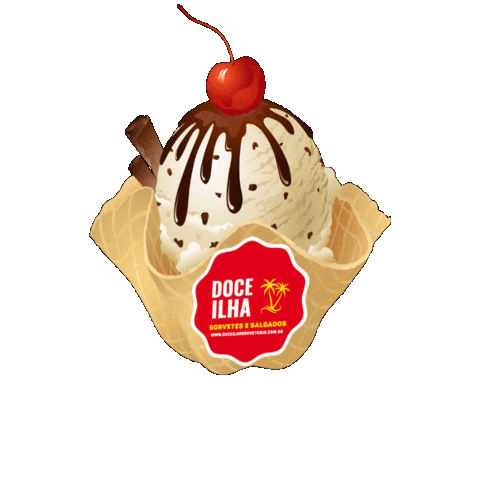 Chocolate Eskimo Sticker by Sorveteria Doce Ilha