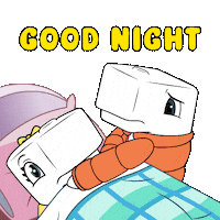 Happy Good Night Sticker by Ordinary Friends