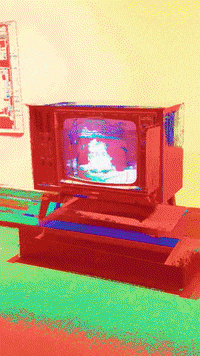 mollie_serena tv rainbow trippy space GIF