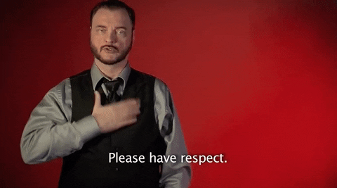 sign language please have respect GIF by Sign with Robert