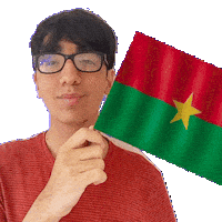 Burkina Faso Pride Sticker