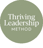 Leader Thriving Sticker by The Thrivers Team