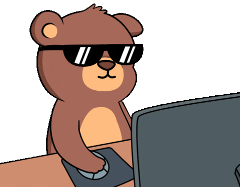 Angry Sunglasses Sticker by BEARISH