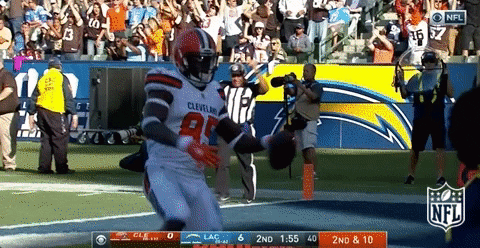 Stomping Cleveland Browns GIF by NFL