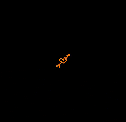 kokopeludo giphygifmaker heart arrow orange GIF