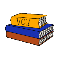 Books Study Sticker by Virginia Commonwealth University