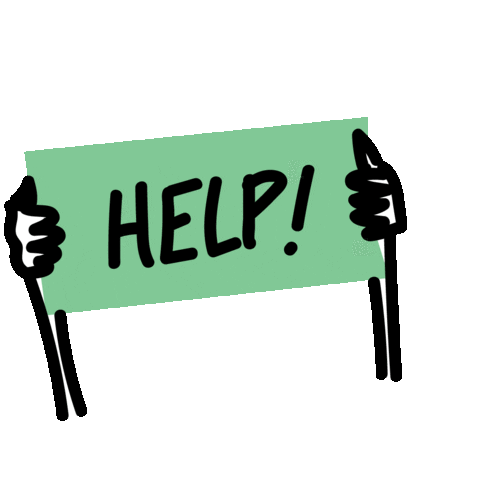 Gm Help Sticker by Grand-Mercredi