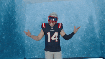 Football Shrug GIF by New England Patriots