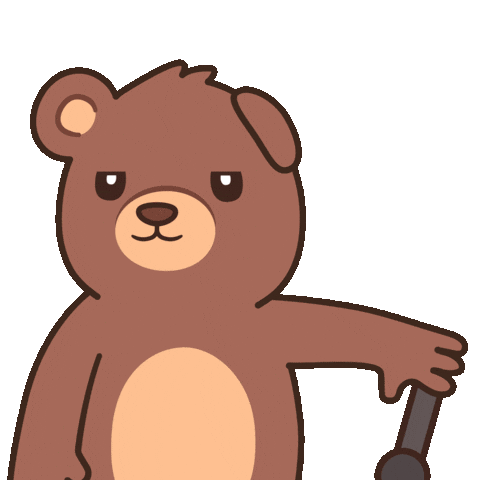 Tell Em Mic Drop Sticker by BEARISH