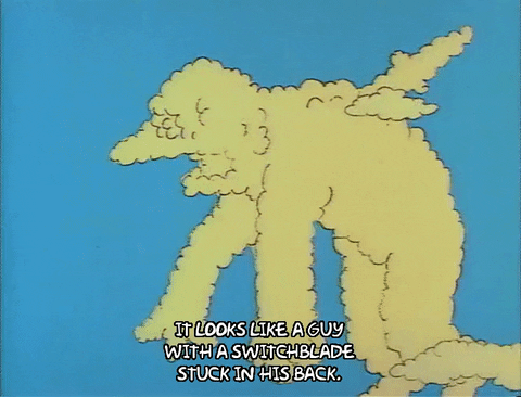 Season 1 Cloud GIF by The Simpsons