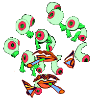 Face Eyes Sticker by Dax Norman