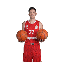 Flexing Big Man Sticker by FC Bayern Basketball