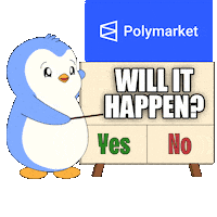 Guess Yes Or No Sticker by Pudgy Penguins