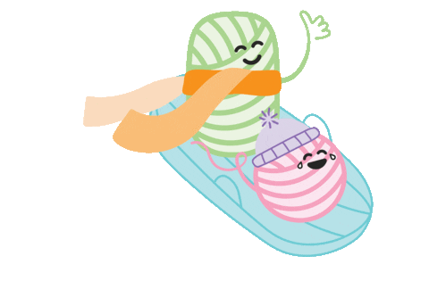 Happy Winter Sports Sticker by Hobbii