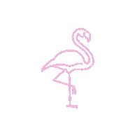 Happy Flamingo Sticker
