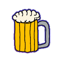 Ela_Venture beer cheers bier prost Sticker