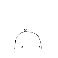 jejepe happy duck boo jjp Sticker