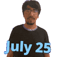 25 July Sticker