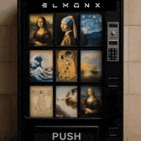 Mona Lisa Art GIF by ElmonX