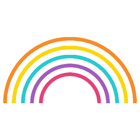 Rainbow Color Sticker by Cheelmx