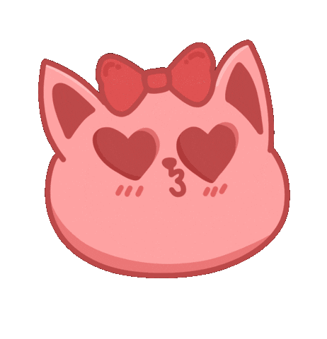 Cat Love Sticker by Demic