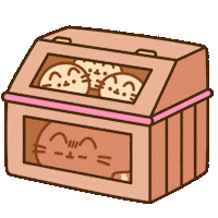 Hungry Yum Yum Sticker by Pusheen