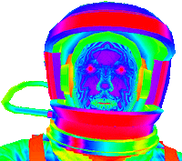Art Astronaut Sticker by badblueprints