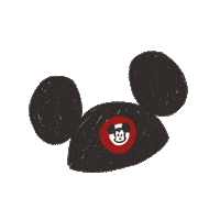 rabeccky disney hat mickey mouse disneyland Sticker