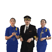 flyuia wow like pilot crew Sticker