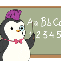 Learn Back To School GIF by Pudgy Penguins