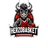 Herzobasket basketball longhorns herzogenaurach shorthorns Sticker