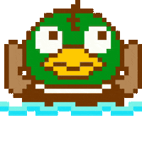 Sad Pixel Sticker